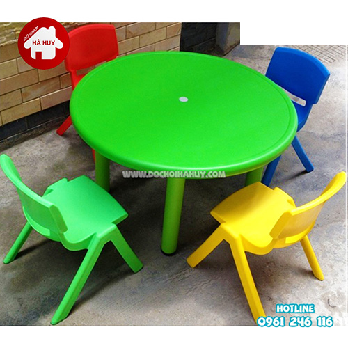 Thông tin sản phẩm bàn ghế mẫu giáo nhựa đúc hình tròn nhập khẩu của Hà Huy Ban-nhua-duc-hinh-tron-tt2