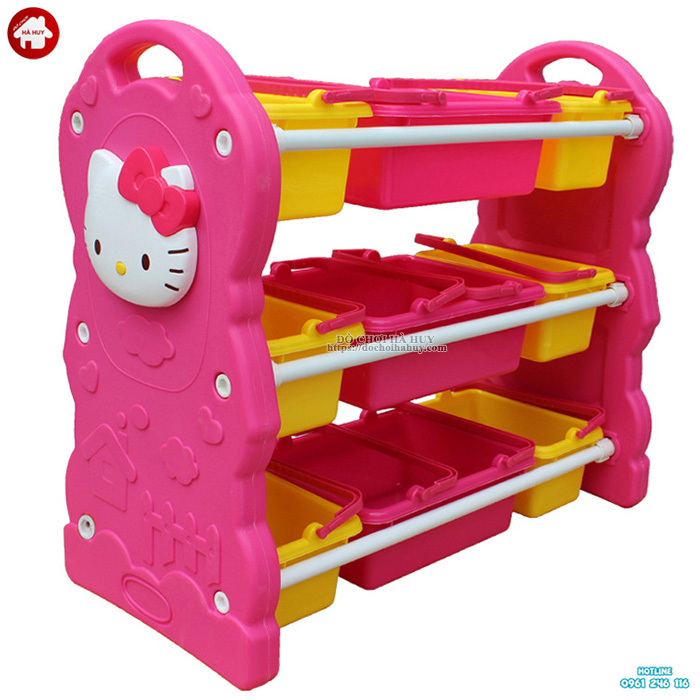 Giá đồ chơi Hello Kitty màu hồng HA2-001