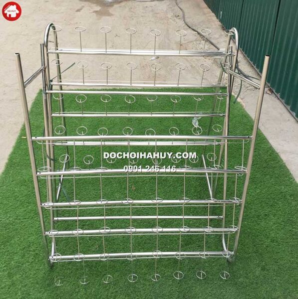 Giá úp ca cốc inox số 2 cho bé mầm non HD2-010
