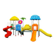 Đồ chơi liên hoàn ngoài trời 2 khối sân chơi trẻ em ngoài trời HB10-018