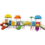 Nhà liên hoàn ngoài trời 4 khối đa năng cho sân chơi trẻ em HB10-059