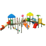 Khu vui chơi liên hoàn ngoài trời 5 khối đa năng HB10-064