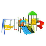 HB10-066-bo-lien-hoan-2-khoi-cau-truot-da-nang-kem-xich-du-0 Cầu trượt liên hoàn ngoài trời kèm xích đu cho trẻ em HB10-066