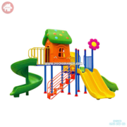 HB8-014-nha-choi-2-khoi-cau-truot-xoan-mai-co-tich-ok Nhà chòi 2 khối cầu trượt xoắn mái cổ tích HB8-014