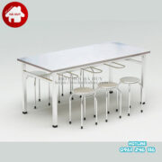 bàn ăn inox HD3-045 bàn ăn inox HD3-045