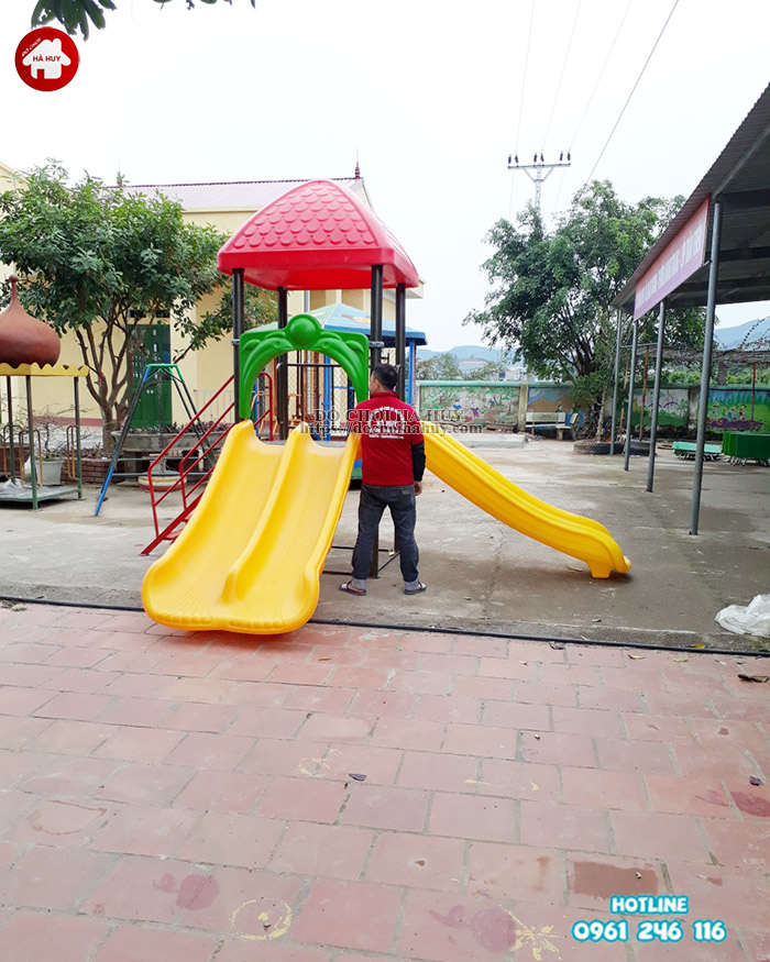 90 - Nội, ngoại thất: Công trình sân chơi mầm non tại Hòa Bình Cong-trinh-tai-Hoa-Binh-6