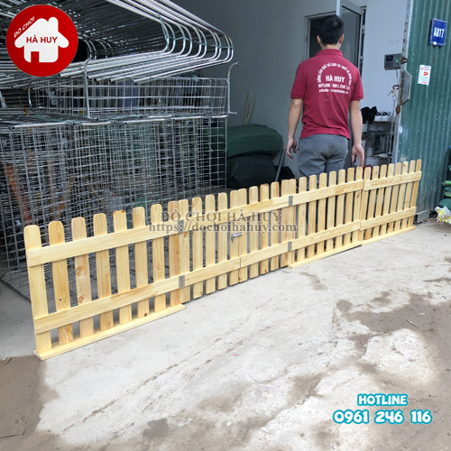 Hàng rào gỗ cho trường mầm non HC2-006-3