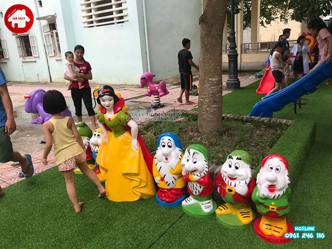 Sản xuất lắp đặt đồ chơi ngoài trời cho bệnh viện tại Mai Châu, Hòa Bình-10