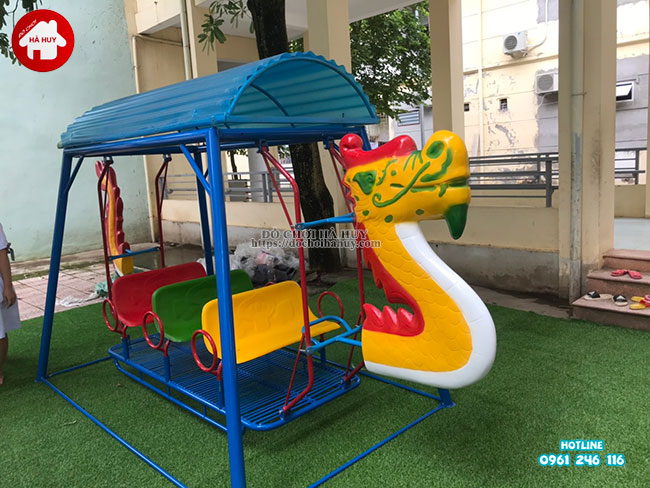 Sản xuất lắp đặt đồ chơi ngoài trời cho bệnh viện tại Mai Châu, Hòa Bình-13