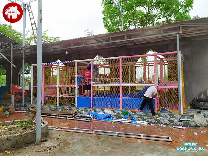 Sản xuất lắp đặt nhà liên hoàn trong nhà cho khách tại Vĩnh Phúc-1