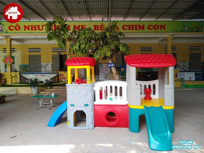 Lắp đặt đồ chơi vận động cho trường mầm non tại Nam Định-5