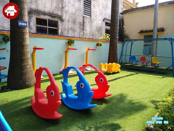 Lắp đặt đồ chơi vận động cho trường mầm non tại Nam Định-7