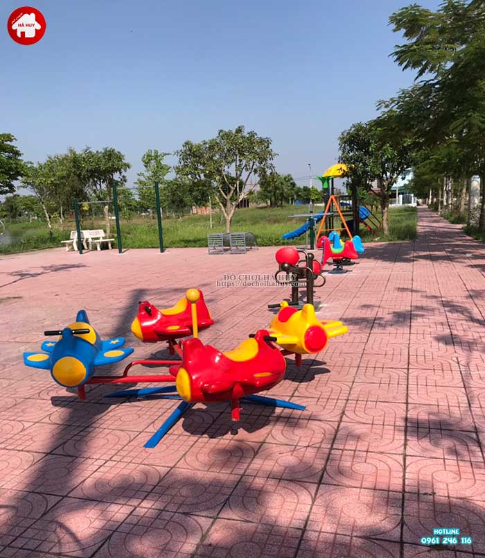 Sản xuất lắp đặt đồ chơi ngoài trời cho 1 công viên tại Hà Nam-10