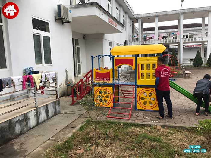 Sản xuất lắp đặt đồ chơi ngoài trời cho bệnh viện đa khoa Sapa, Lào Cai-3