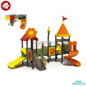 Bộ cầu trượt liên hoàn ngoài trời 3 khối HB10-079