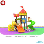 Bộ nhà cầu trượt liên hoàn mái vương miện HB10-106