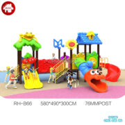 Bộ vận động cầu trượt liên hoàn ngoài trời HB10-121