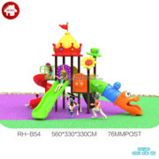 Cầu trượt liên hoàn ngoài trời 1 khối giá rẻ HB10-111