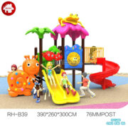 cau-truot-lien-hoan-ngoai-troi-mai-con-ech-dep-hb10-133 Cầu trượt liên hoàn ngoài trời mái con ếch đẹp HB10-133