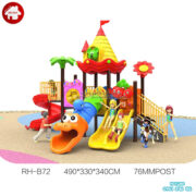 Mẫu nhà liên hoàn cầu trượt cao cấp HB10-126