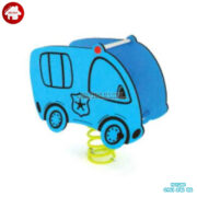 Mẫu nhún lò xo cho bé mẫu giáo hình xe ô tô cách điệu HB2-340