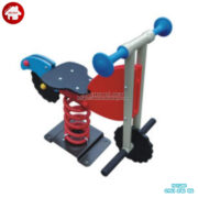 Mẫu nhún lò xo ngoài trời hình xe đạp cho các bé HB2-318