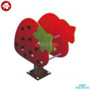 Mẫu nhún lò xo hình quả dâu tây cho bé HB2-335 Mẫu nhún lò xo cho bé hình quả dâu tây thú vị HB2-335