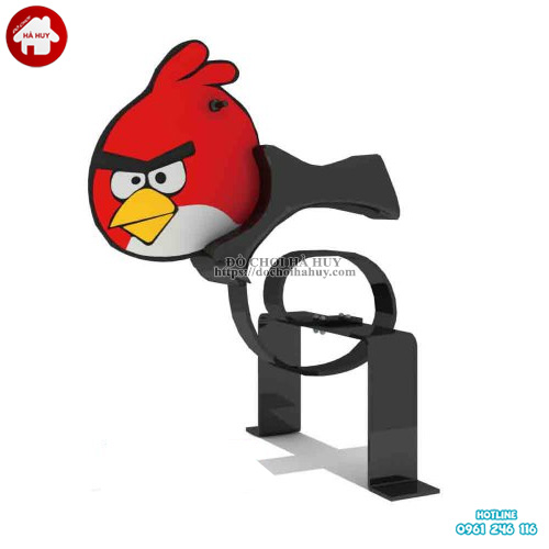 Mẫu thú nhún lò xo công viên hình Angry Birds mới lạ HB2-319
