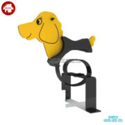 Mẫu thú nhún lò xo cho trẻ hình con chó HB2-329 Mẫu thú nhún lò xo công viên hình con chó đẹp độc lạ HB2-329
