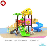 Nhà khối cầu trượt liên hoàn đa năng cho bé HB10-099