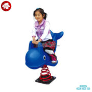 Thú nhún lò xo giá rẻ con cá heo cho bé mầm non vui chơi HB2-305