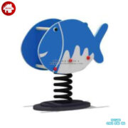 Thú nhún lò xo giá rẻ hình con cá cho bé mẫu giáo chơi HB2-338