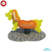 Thú nhún lò xo giá rẻ hình con chó cho bé mầm non chơi đùa HB2-324