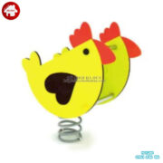 Thú nhún lò xo hình con gà mái cho trường mầm non HB2-344 Thú nhún lò xo giá rẻ hình con gà mái cho trường mầm non HB2-344