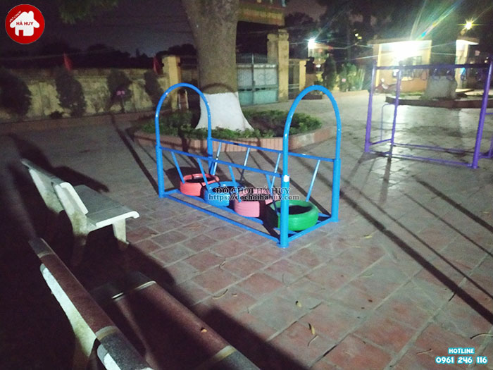 Lắp đặt đồ chơi ngoài trời cho trường mầm non tại Thái Nguyên-9