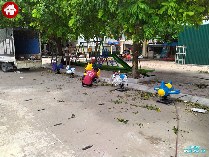 Lắp đặt đồ chơi ngoài trời cho bé cho trường mầm non tại Hà Nội-8