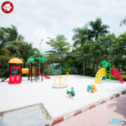 Khu vui chơi vận động thể chất trẻ em ngoài trời