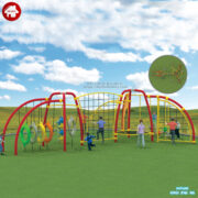 Khu vui chơi vận động ngoài trời trẻ em KVC-008