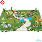 Mẫu thiết kế vườn cổ tích trường mầm non đẹp