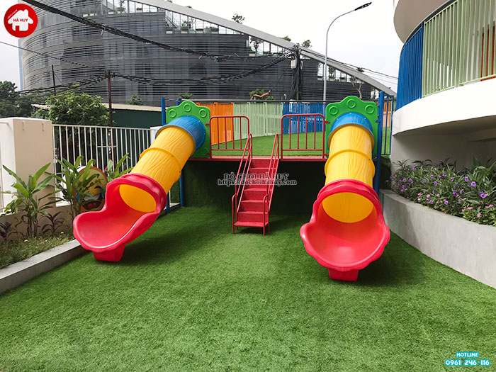 Sản xuất lắp đặt đồ chơi ngoài trời cho sân chơi trẻ em tại chung cư ở Hà Nội