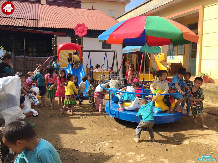 Sản xuất lắp đặt đồ chơi ngoài trời cho trường mầm non tại Yên Bái