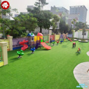 Sân chơi trẻ em ngoài trời tại trường mầm non KVC-020