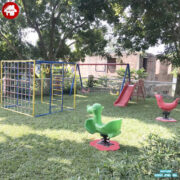 Sân chơi vận động cho trẻ em ngoài trời KVC-021