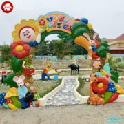 Thi công vườn cổ tích trường mầm non đẹp HB11-033