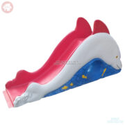 Cầu trượt cá heo cho bé ngoài trời nhựa composite giá rẻ HB1-025
