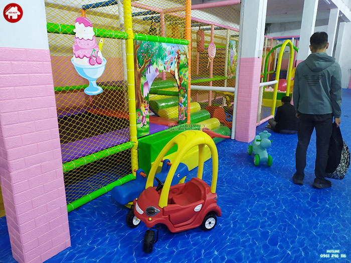Thi công lắp đặt nhà liên hoàn khu vui chơi trẻ em trong nhà tại Hải Phòng