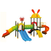 Bộ đồ chơi liên hoàn ngoài trời 2 khối ống chui cho bé HH- 579