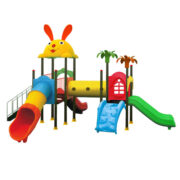 Bộ đồ chơi liên hoàn ngoài trời 3 khối ống chui cho bé HH-578