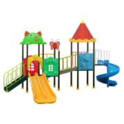 Cầu trượt liên hoàn cho bé 3 khối cầu trượt giá rẻ HH- 573