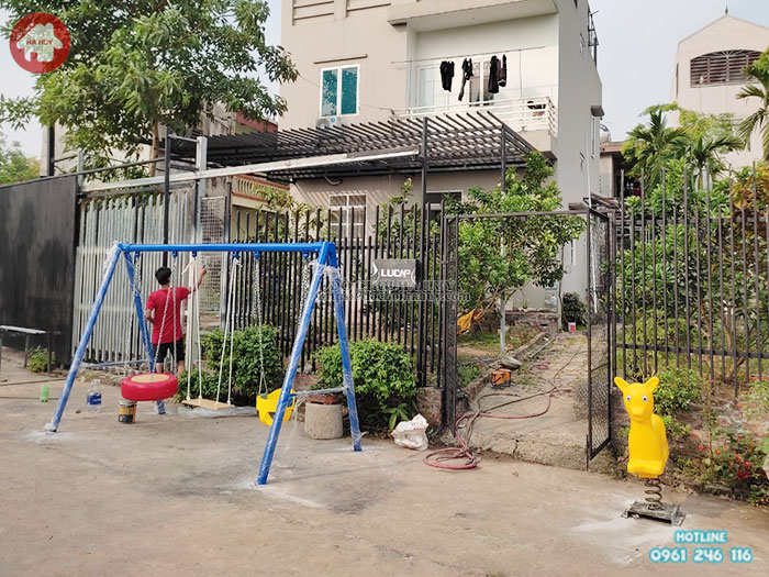 Công trình sân chơi mini tại nhà cho hộ gia đình tại Hà Nội